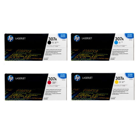 HP 307A B/C/Y/M Original LaserJet Toner Cartridge